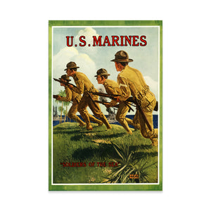 U.S. Marines Soldiers Of The Sea Recruiting - Poster