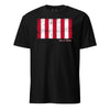 OTW Sons of Liberty Flag Rebellious Stripes T-Shirt - BLACK