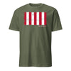 OTW Sons of Liberty Flag Rebellious Stripes T-Shirt - OD GREEN
