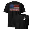 "Spirit of 1917" USMC Vintage Flag T-Shirt - BLACK