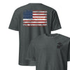 "Spirit of 1917" USMC Vintage Flag T-Shirt - CHARCOAL HEATHER