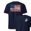 "Spirit of 1917" USMC Vintage Flag T-Shirt - NAVY