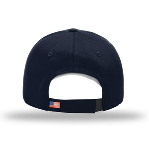 Moultry Flag Structured Hat - Navy