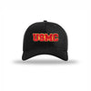 USMC 3D Embroidered Patch Structured Hat - BLACK