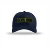 Devil Dog OD Green Patch Structured Hat - NAVY