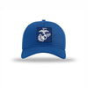 Navy & Silver EGA PVC Patch Structured Hat - ROYAL