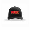 USMC 3D Embroidered Patch Structured Trucker - BLACK/WHITE