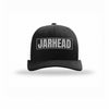 Jarhead Carbon Fiber Patch Structured Trucker - BLACK/WHITE