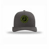 Earned Never Given OD Green Patch Structured Trucker - CHARCOAL/WHITE