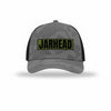 Jarhead OD Green Patch Camo Structured Trucker - GREY CAMO/BLACK