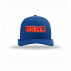USMC 3D Embroidered Patch Structured Trucker - ROYAL/WHITE