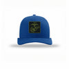 OD Green & Black EGA PVC Patch Structured Trucker - ROYAL/WHITE