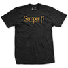 Semper Fi Old School T-Shirt - BLACK