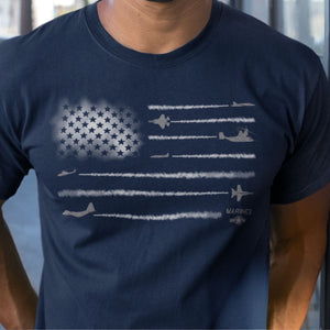 Marine Aviation Smoke Flag T-Shirt