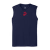 Eagle Globe & Anchor- Red Logo Sleeveless Performance Shirt - NAVY