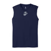 Eagle Globe & Anchor- Silver Logo Sleeveless Performance Shirt - NAVY