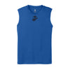 Eagle Globe & Anchor- Black Logo Sleeveless Performance Shirt - ROYAL