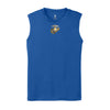 Eagle Globe & Anchor- Gold and Silver Logo Sleeveless Performance Shirt - ROYAL