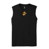 Eagle Globe & Anchor- Gold Logo Sleeveless Performance Shirt - BLACK