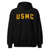USMC Gold Arch Hoodie - Black
