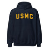 USMC Gold Arch Hoodie - Navy