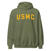USMC Gold Arch Hoodie - OD GREEN