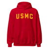 USMC Gold Arch Hoodie - Red