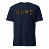 USMC Arch Woodland Marpat Camo T-Shirt - NAVY
