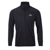 USMC Bulldog Performance Quarter Zip Pullover - BLACK
