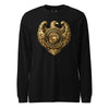 USMC Eagle Wings Long Sleeve T-Shirt - BLACK