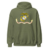 USMC Flag Hoodie - OD GREEN