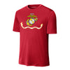 USMC Flag Performance T-Shirt - RED