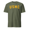 USMC Gold Arch T-Shirt - OD GREEN
