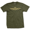USMC Jump Wings T-Shirt - OD GREEN