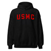 USMC Red Arch Hoodie - Black