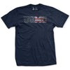 USMC Rivet Flag T-Shirt - NAVY