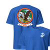 VMO-1 Yazoo Squadron Front & Back T-Shirt - Royal