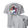 VMO-2 Devil Squadron Front & Back T-Shirt - Heather Grey
