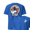 VMO-2 Devil Squadron Front & Back T-Shirt - Royal