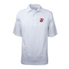 Leatherneck For Life Aqua Dry WWI Roundel Performance Polo Shirt - WHITE