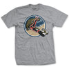 WW2 Amphibious Forces Patch T-Shirt - HEATHER GREY