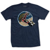 WW2 Amphibious Forces Patch T-Shirt - NAVY