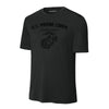 WWII Vintage Training Performance T-Shirt - BLACK