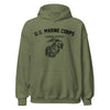 WWII USMC Vintage Training Hoodie - OD GREEN