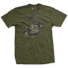 Woodland MARPAT EGA T-Shirt - OD GREEN