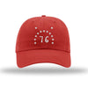 Bennington Flag Unstructured Hat - RED