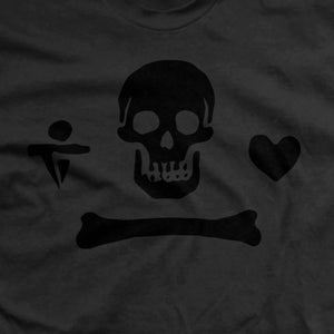 Pirate Stede Bonnet Blakcout Flag T-Shirt