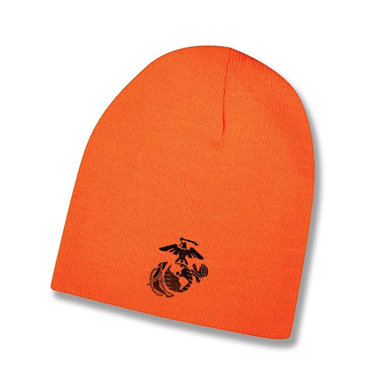 Hunter Orange Eagle Globe Anchor Beanie