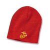 Eagle Globe & Anchor Beanie - RED
