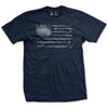 Marine Aviation Smoke Flag T-Shirt - NAVY